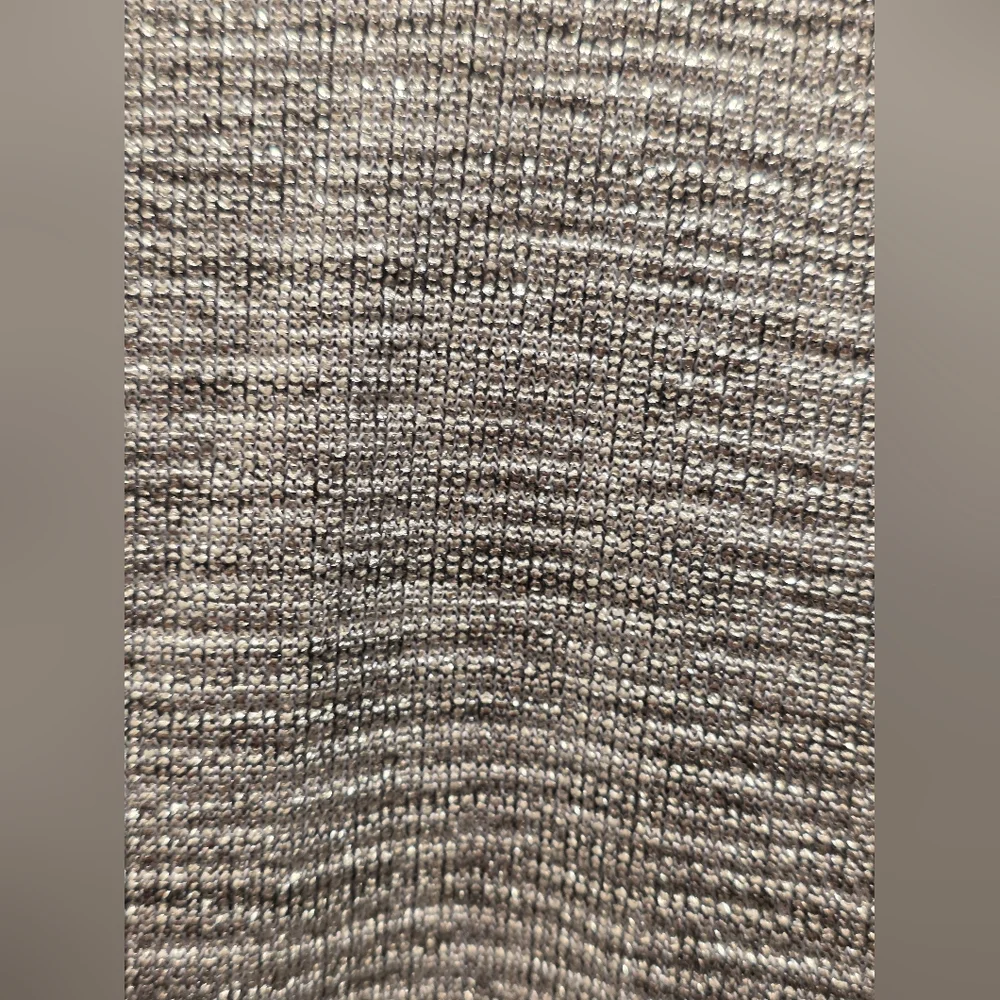 Trixxi Silver Metallic Wrap Dress Long Sleeve Party Disco Sparkle New Years Eve - Picture 6 of 7